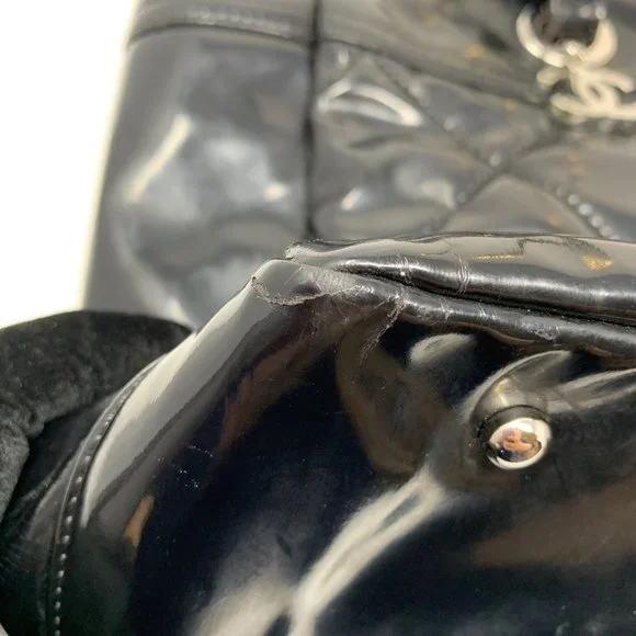 authentic CHANEL Paris Biarritz Black  Lea… - Picture 10 of 15